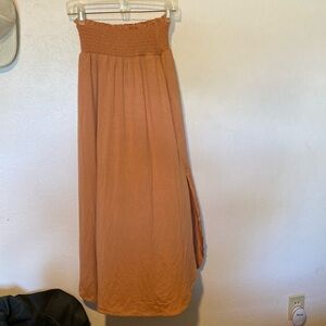 Zenana smocked waisted skirt